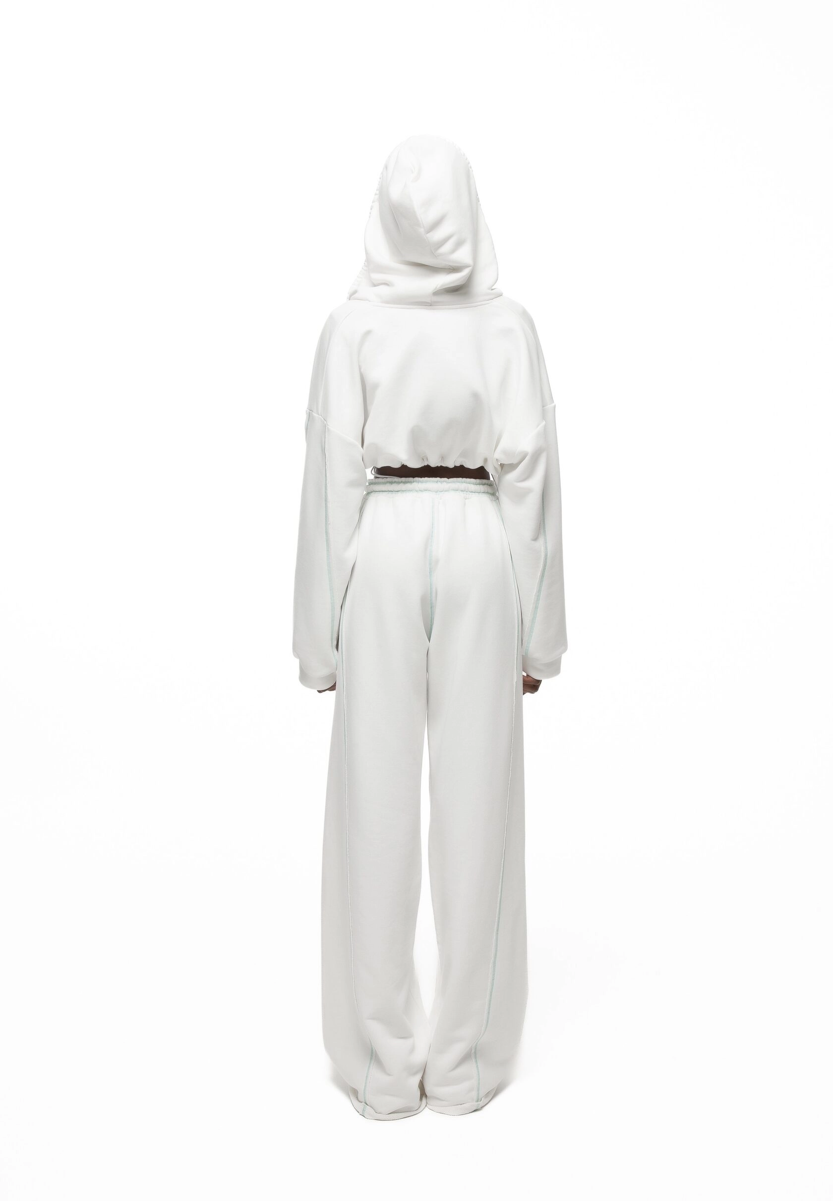 Худи MILK MIAMI в белом цвете - 40-42 (XS-S) - Молочный
