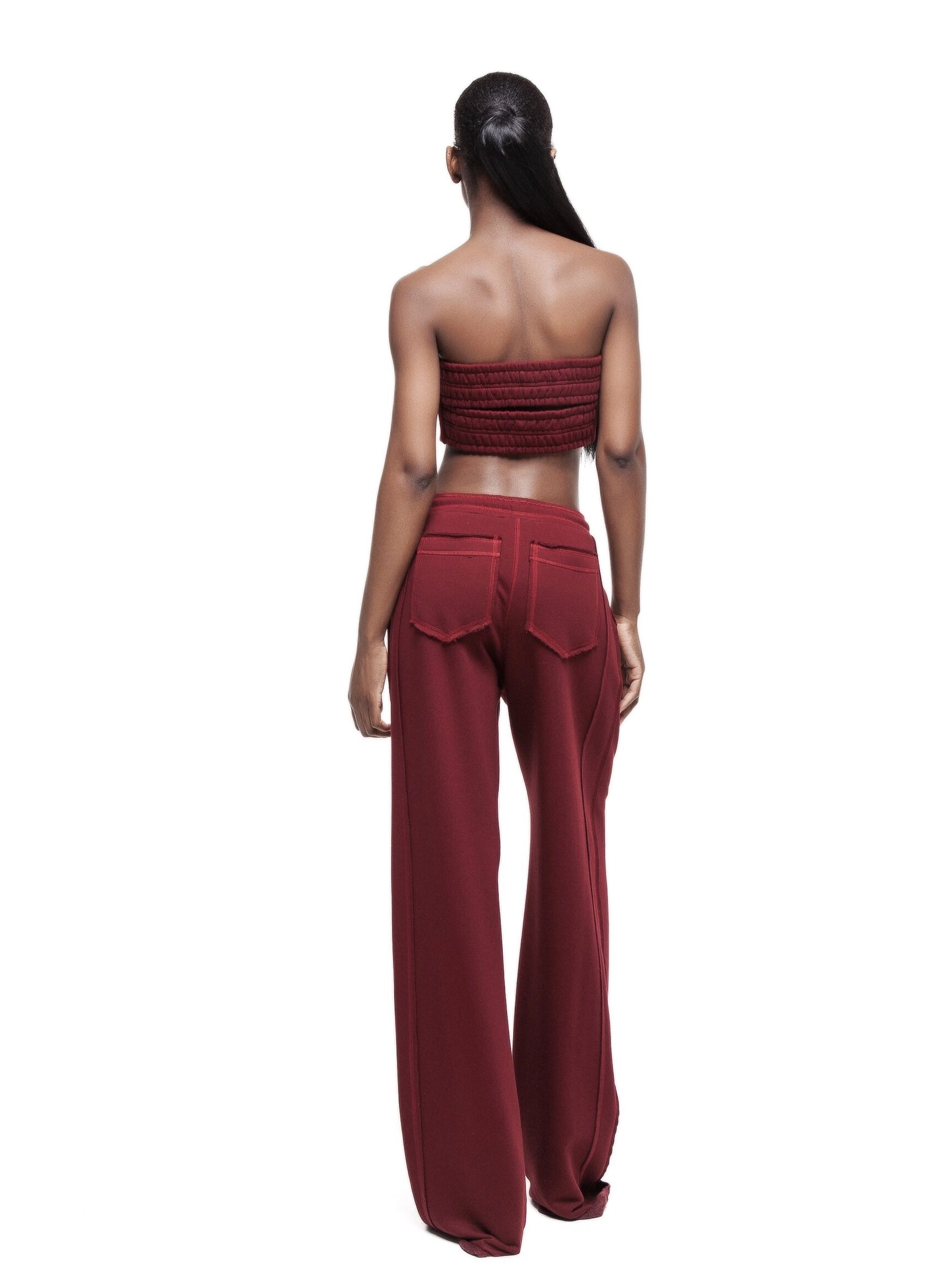 Джоггеры CHERRY VEGAS в вишневом цвете - Бордовый - 40-42 (XS-S)