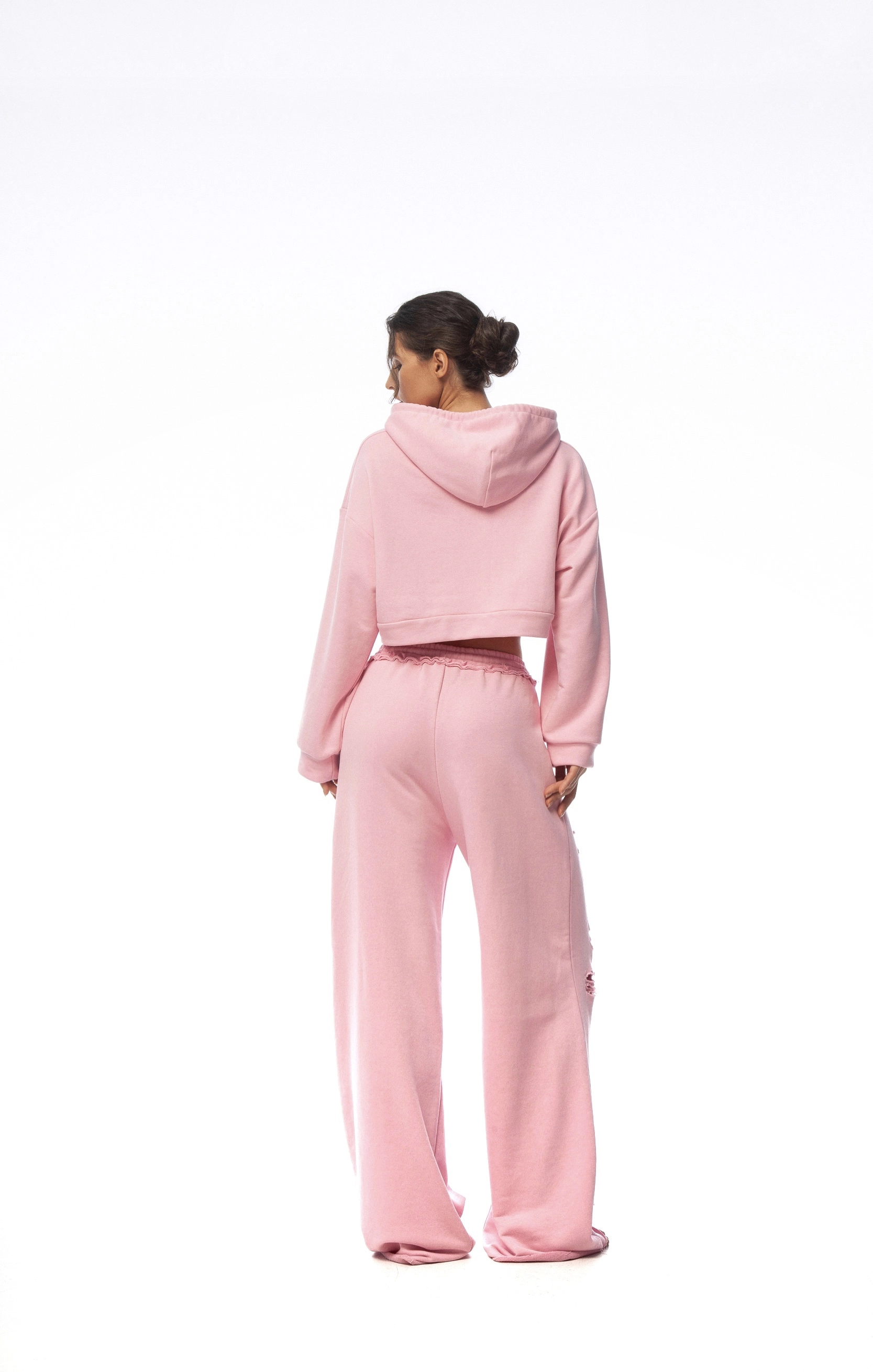 Джоггеры PINK GRUNGE в розовом цвете - One size - Розовый