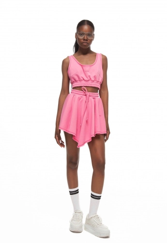 Юбка-шорты PINK GOLF в розовом цвете - 40-42 (XS-S) - Розовый
